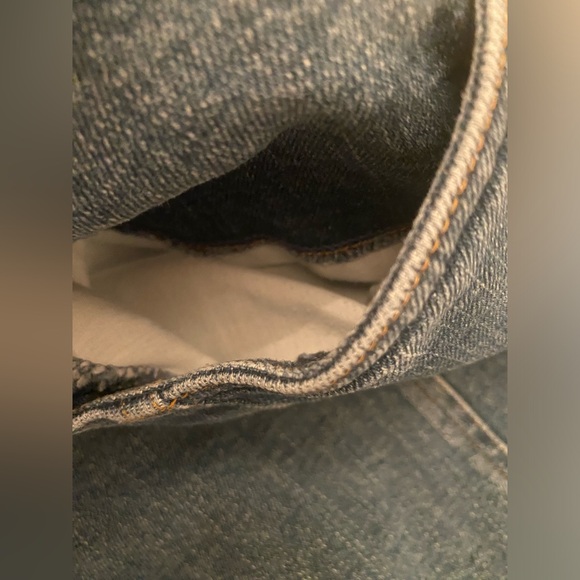 Jones Sport stretch denim blue jean skirt sz 8 GUC - Picture 12 of 12